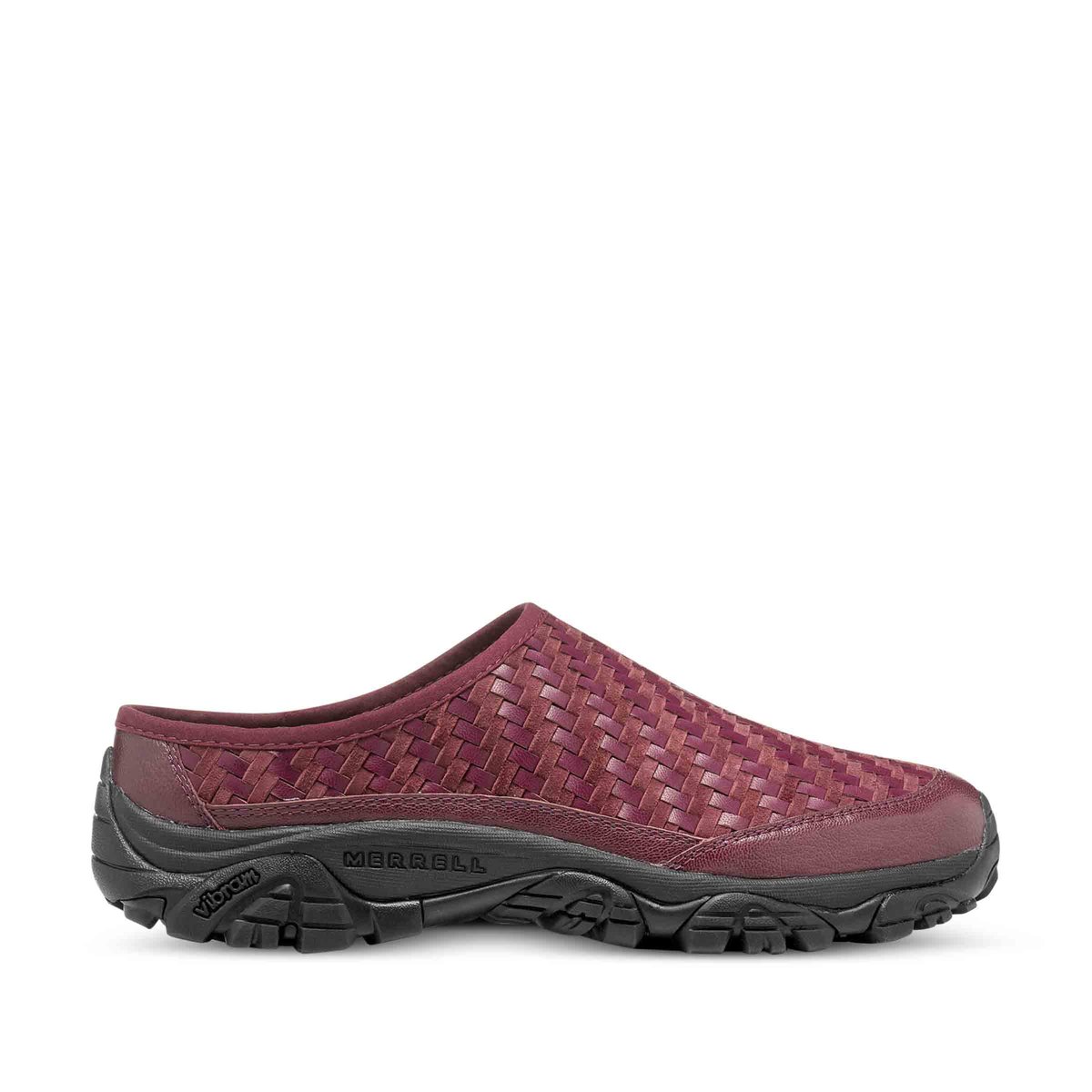 Moab 2 Slide Leather Woven Black | SUBTYPE