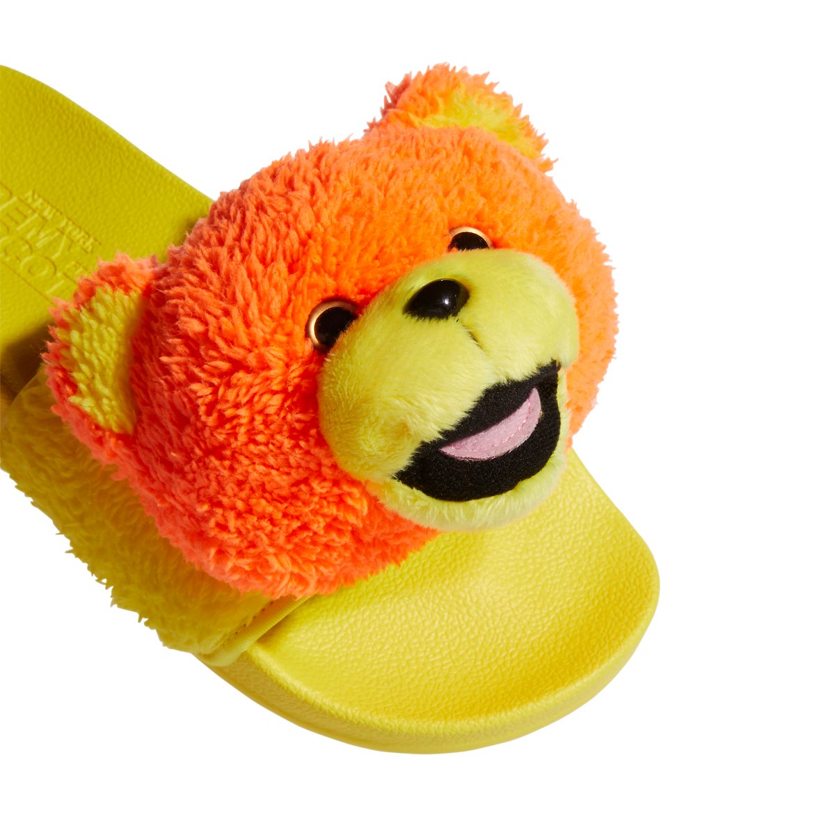 靴  Jeremy Scott JS Adilette Teddy adidas x Jeremy Scott Teddy Adilette solar orange/bright yellow
