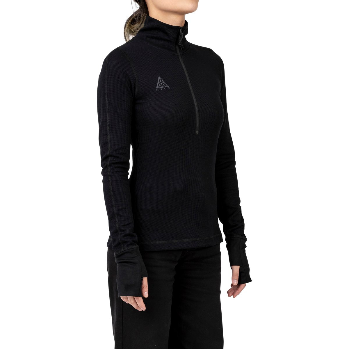Womens NRG ACG Top Longsleeve Knit Black | SUBTYPE