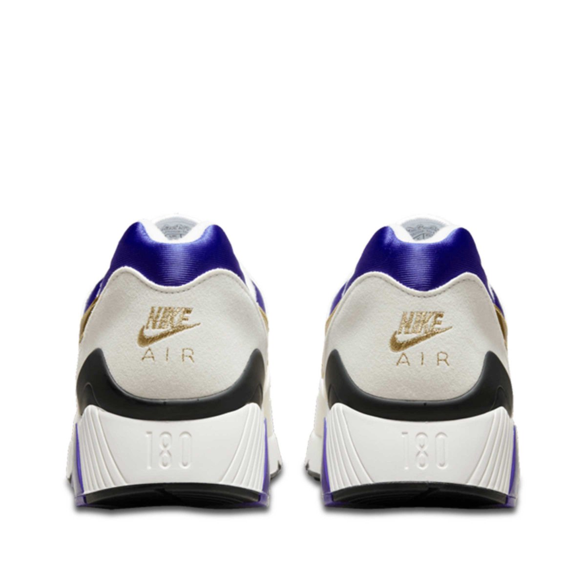 NIKE - AIR MAX 180 QS WHITE PURPLE GOLD “CONCORD SUMMIT” SNEAKERS Air 180  main image 4