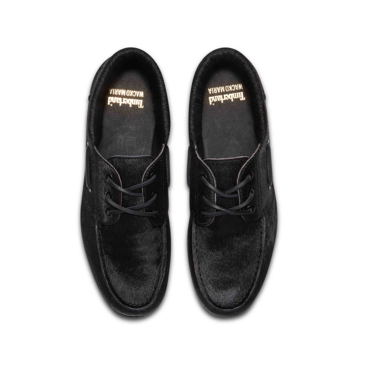 Wacko Maria 3-Eye Boat Shoe BLACK HAIR ON | SUBTYPE