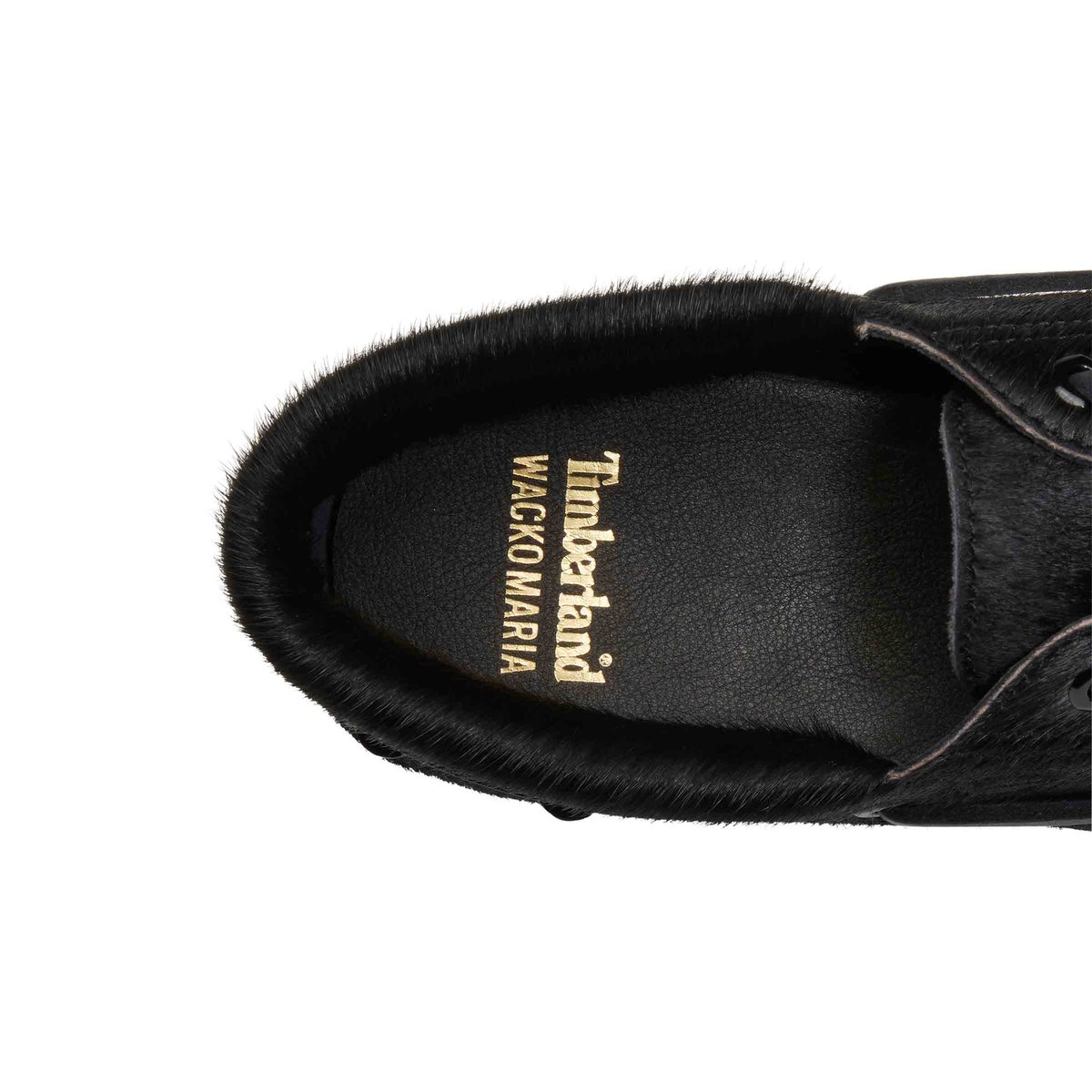Wacko Maria 3-Eye Boat Shoe BLACK HAIR ON | SUBTYPE