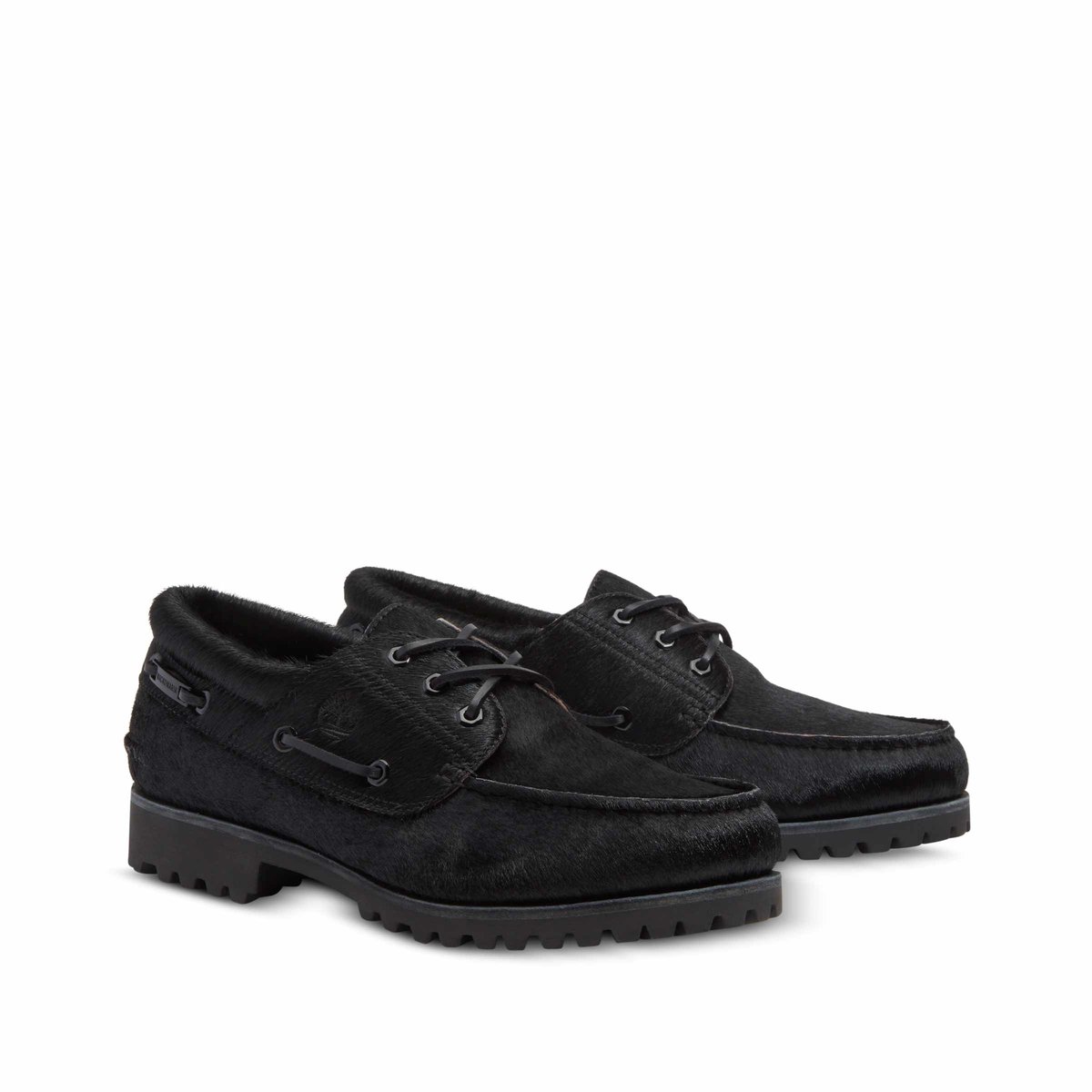 Wacko Maria 3-Eye Boat Shoe BLACK HAIR ON | SUBTYPE