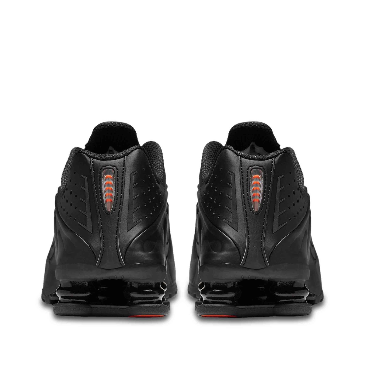 Women's Shox R4 Black/Black-Black-Max Orange | SUBTYPE