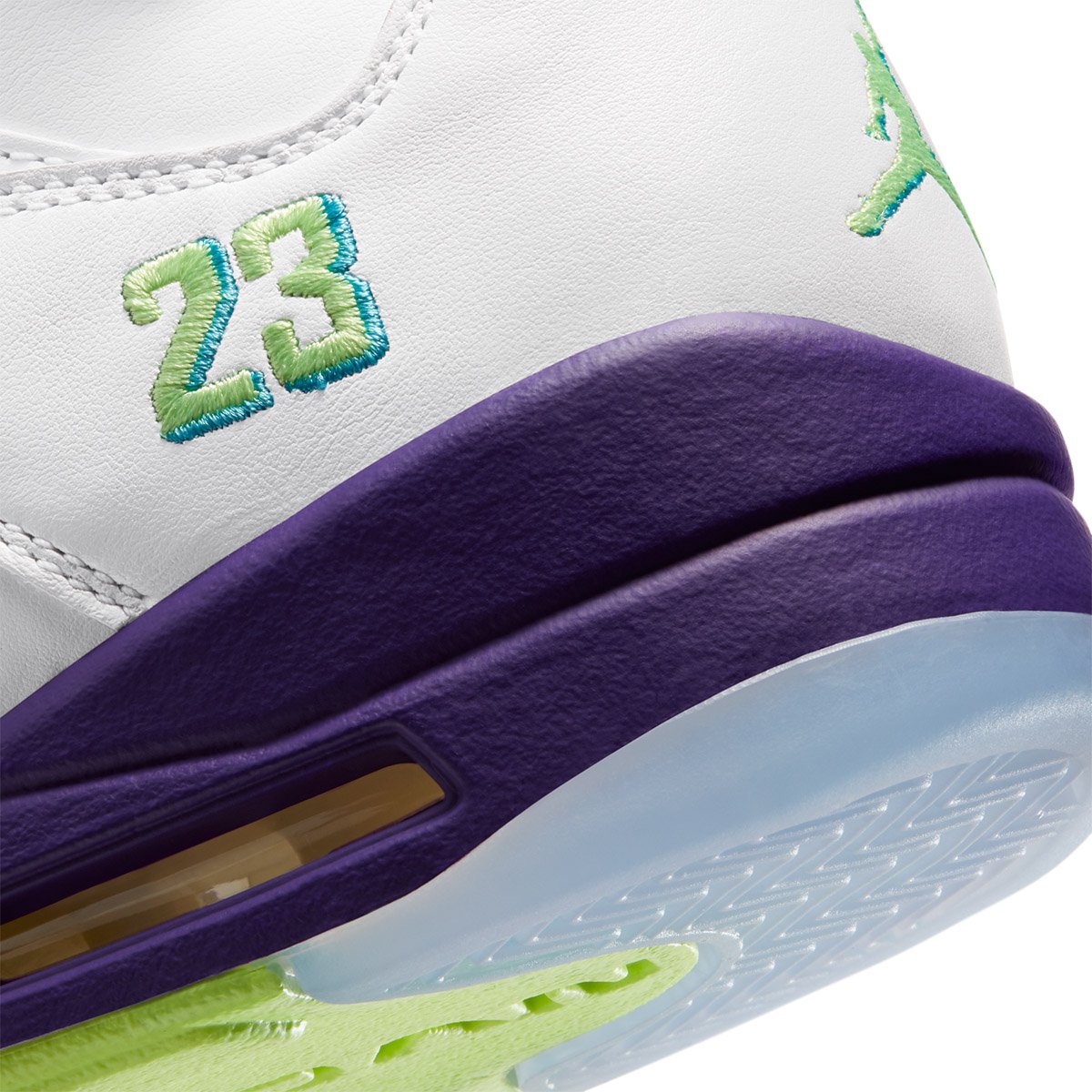 Alternate Jordan White Ghost Green Purple Air Jordan Retro (PS 