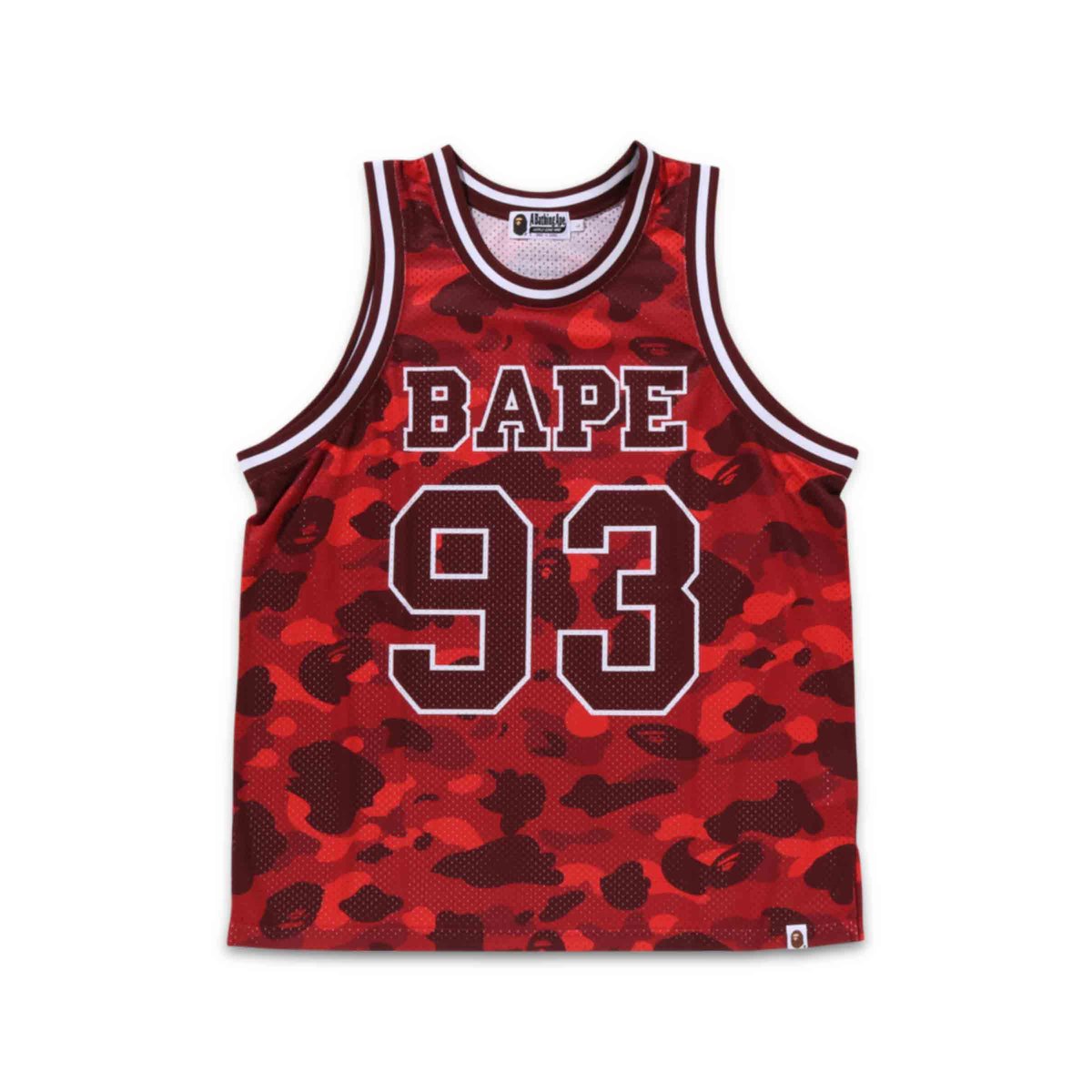 美品 BAPE COLOR CAMO BASKETBALL TANK TOP A BATHING APE COLOR CAMO BASKETBALL TANK TOP – happyjagabee