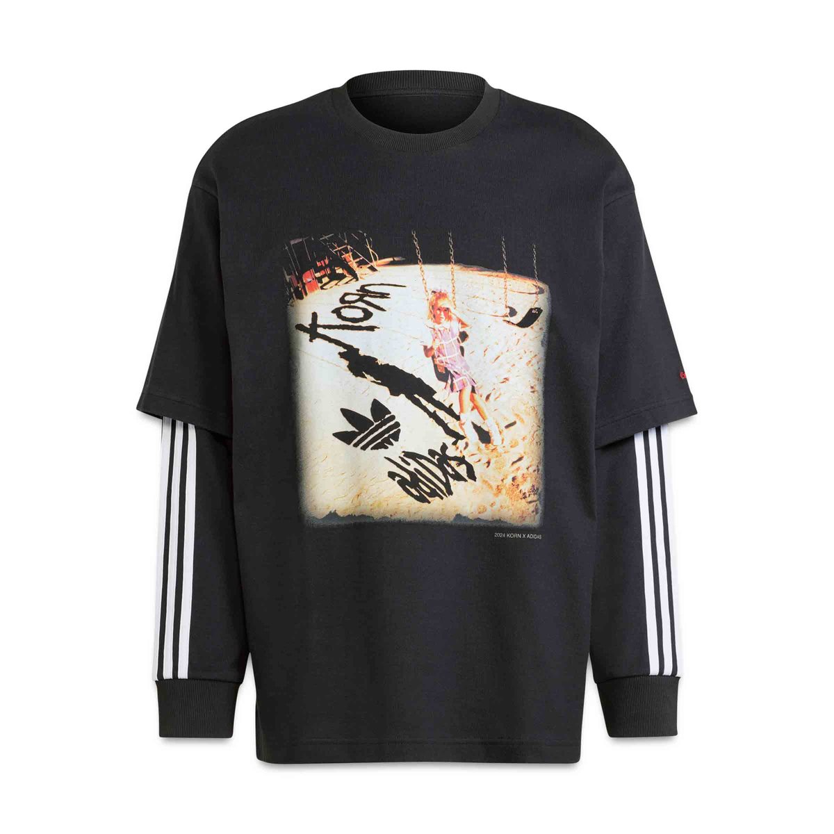 トップス  x KORN LONGSLEEVE T-SHIRT BLACK jg1338_blk_1.jpg