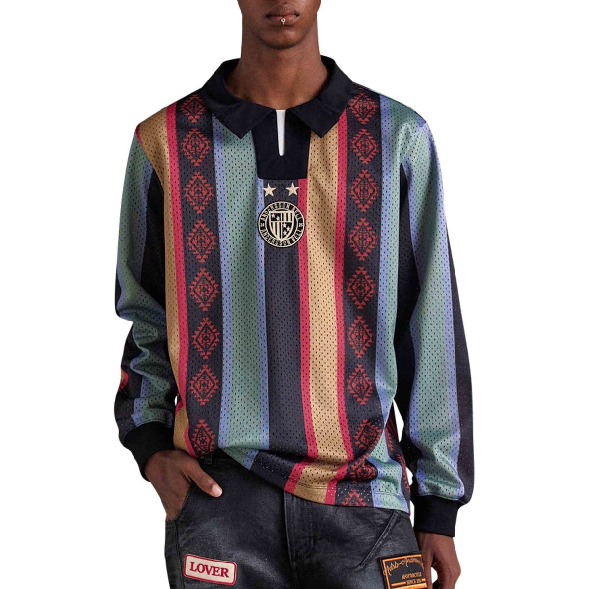 【ANDERSSON BELL】Navajo Stripe L/S T-Shirt Designer fashion, Seoul-fully created | W Concept