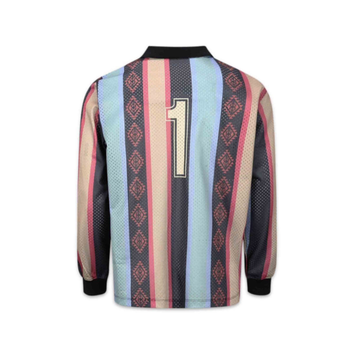 Navajo Stripe L/S T-Shirt Green/Yellow/Black | SUBTYPE