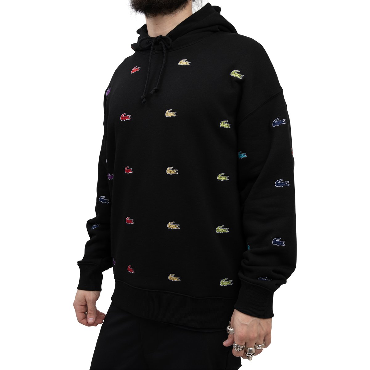 【即完品】CLUBHAUS x Lacoste Sweat - Black 即完品】CLUBHAUS x Lacoste Sweat - Black LACOSTE Sweatshirt in