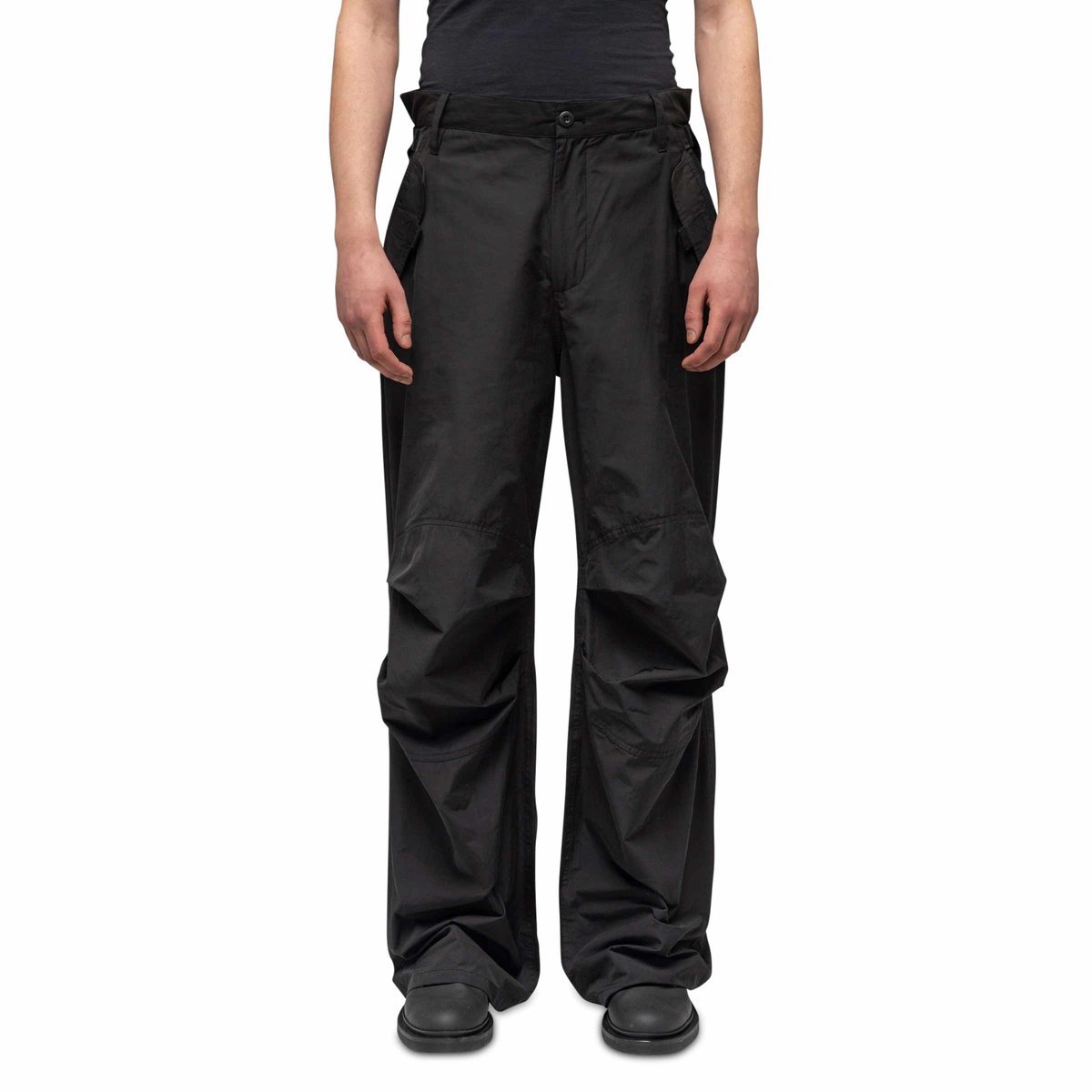【Anyone more】Warning Nylon Parachute Cargo Pants No Boundaries Junior's Nylon Parachute Cargo Pants (US