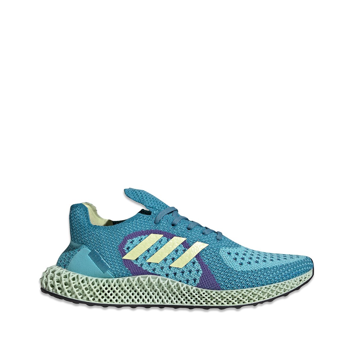 Original ZX Runner 4D Light Aqua / Yellow Tint / Purple