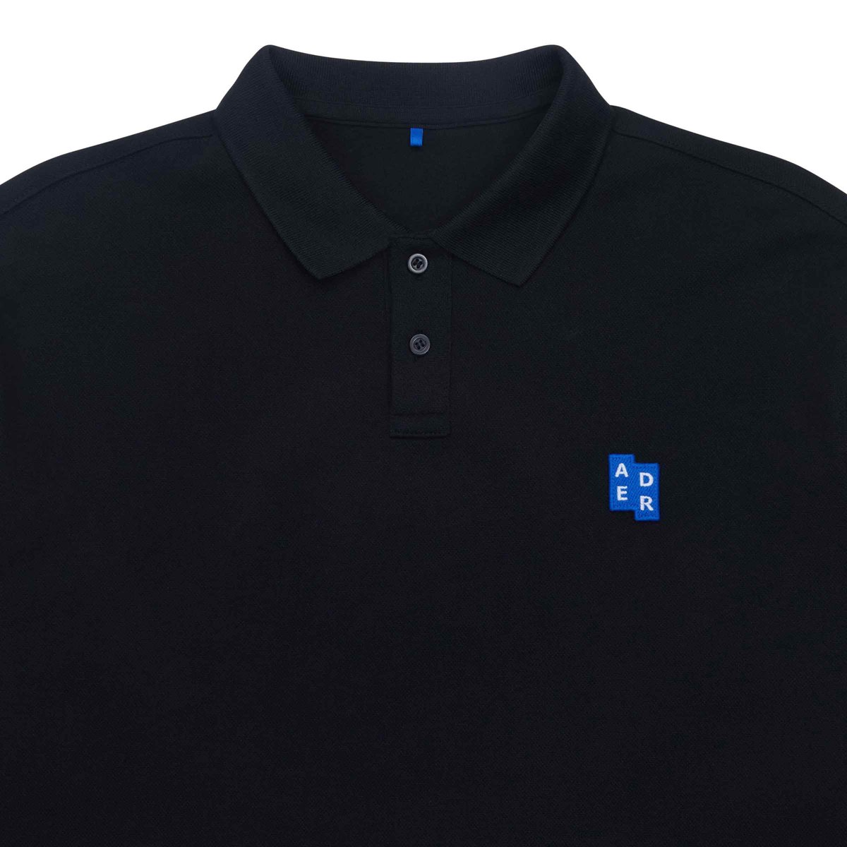 ★Adererror★Sig; TRS Tag LS polo t-shirt 04 TRS Tag LS Polo T-Shirt 04 Noir | SUBTYPE