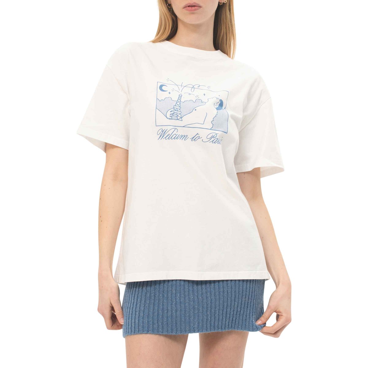 Welcum to Paris T-Shirt White | SUBTYPE
