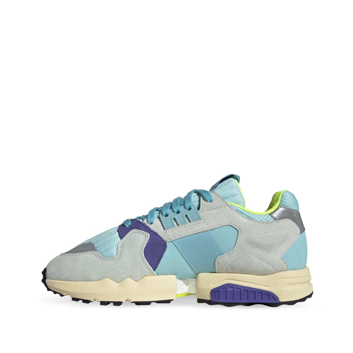 トリ　レンズ紫ｘスカイブルー adidas ZX Torsion Bright Cyan Men's - EE4787 - US