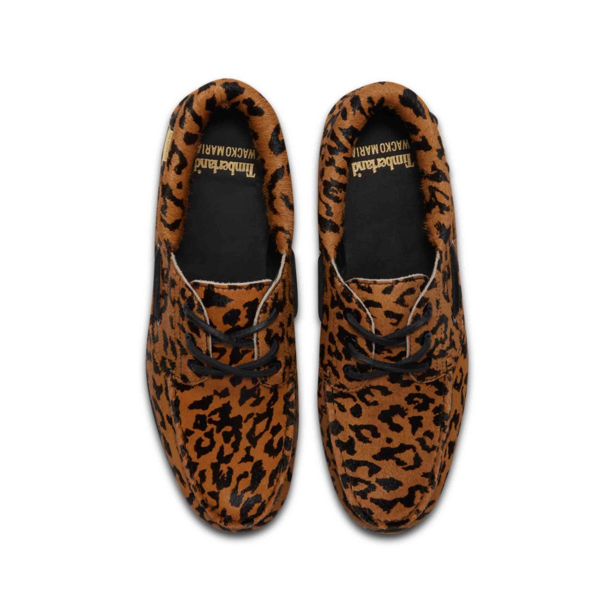 Wacko Maria 3-Eye Boat Shoe MD BROWN W BLK HAIR ON | SUBTYPE