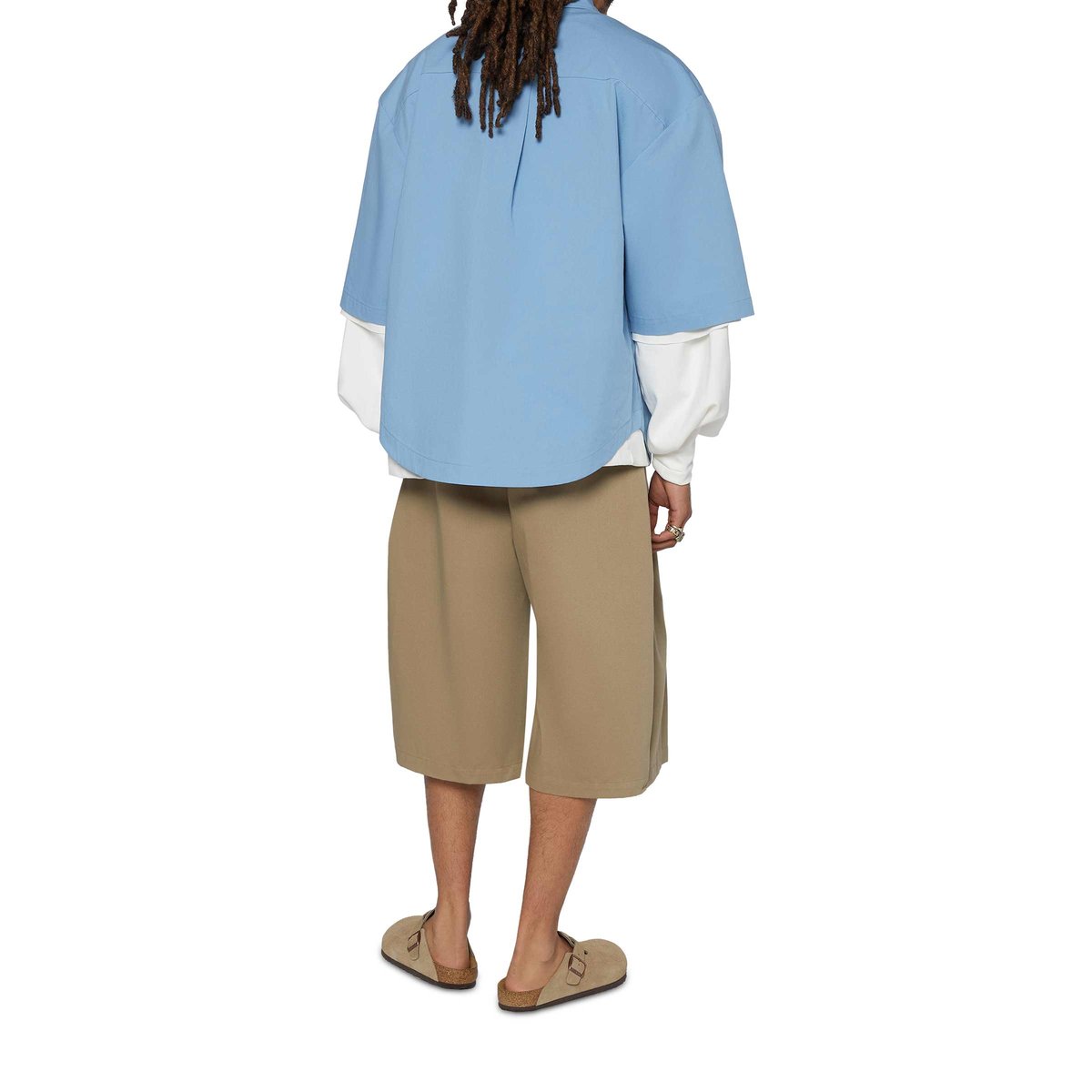 Bermuda Pleat Short Biscuit | SUBTYPE