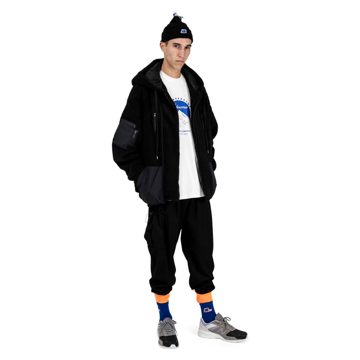 パーカー ADERERROR Pyon fleece hoodie Pyon Fleece Hoodie Black | SUBTYPE
