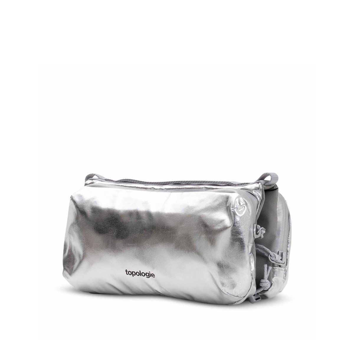 バッグ topologie Bottle Sacoche Large chrome Topologie Bottle Sacoche Large Chrome Metallic Bag - FREE