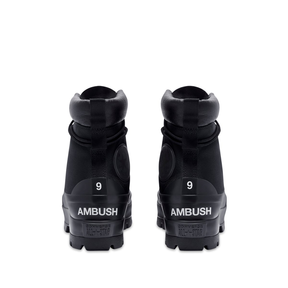 【AMBUSH×Converse】 ダックブーツ　27cm ブラック AMBUSH×Converse】 ダックブーツ 27cm ブラック コンバース ワークブーツ