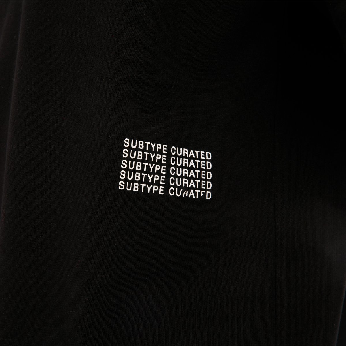 Subtype Curated Collection SUBTYPE Curated Remake T-Shirt Black | SUBTYPE
