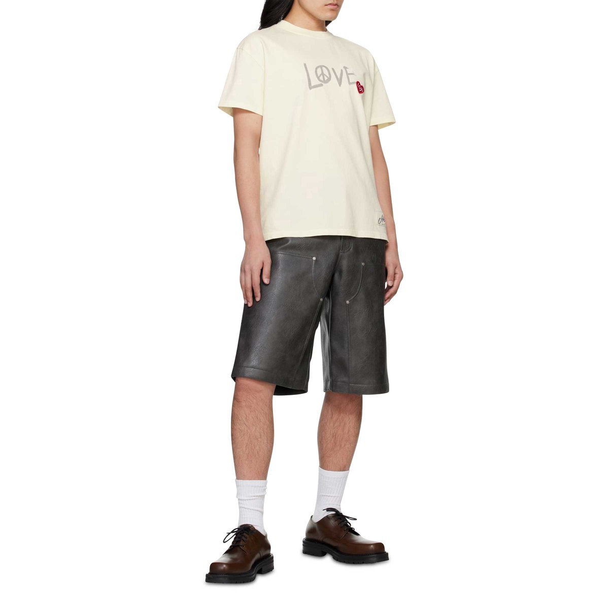 ★ANDERSSON BELL★ UNISEX LOVE TSHIRT atb1252u(ECRU) Andersson Bell Love T-Shirt in Off-White | SVD