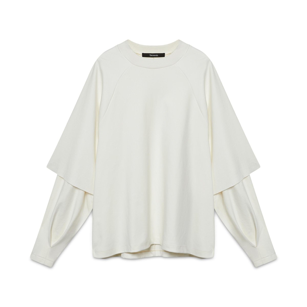Raglan Layered Longsleeve Tee Dove | SUBTYPE