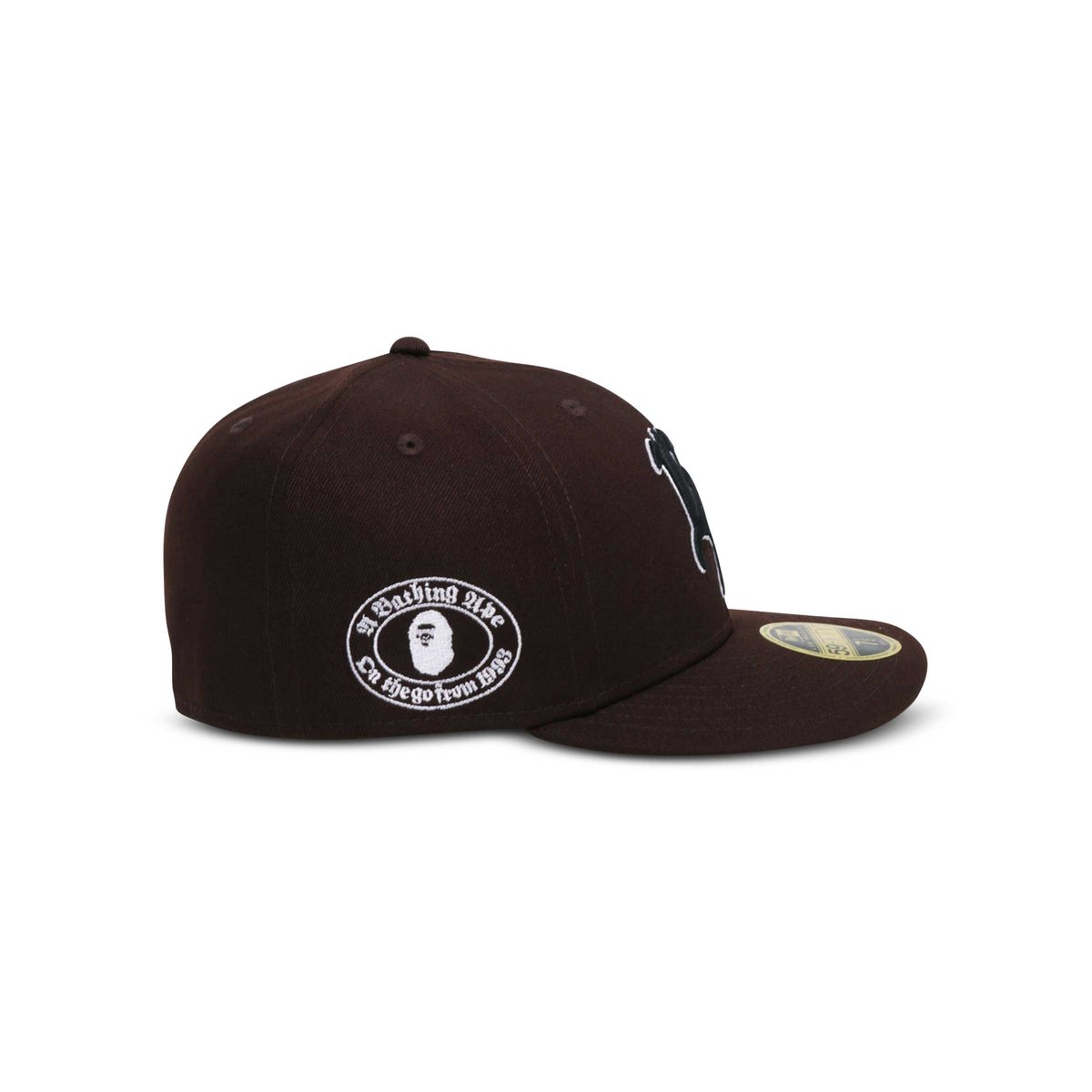New Era 59fifty Lp BAPE Logo Cap Brown | SUBTYPE