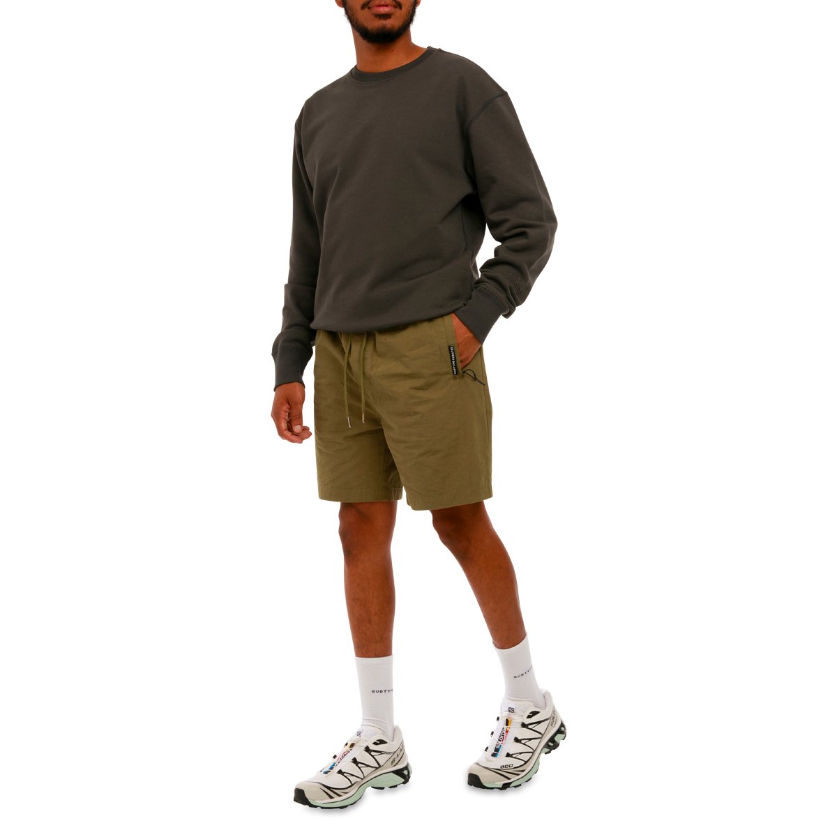 Subtype Curated Collection SUBTYPE Curated Walking Short Olive Green | SUBTYPE