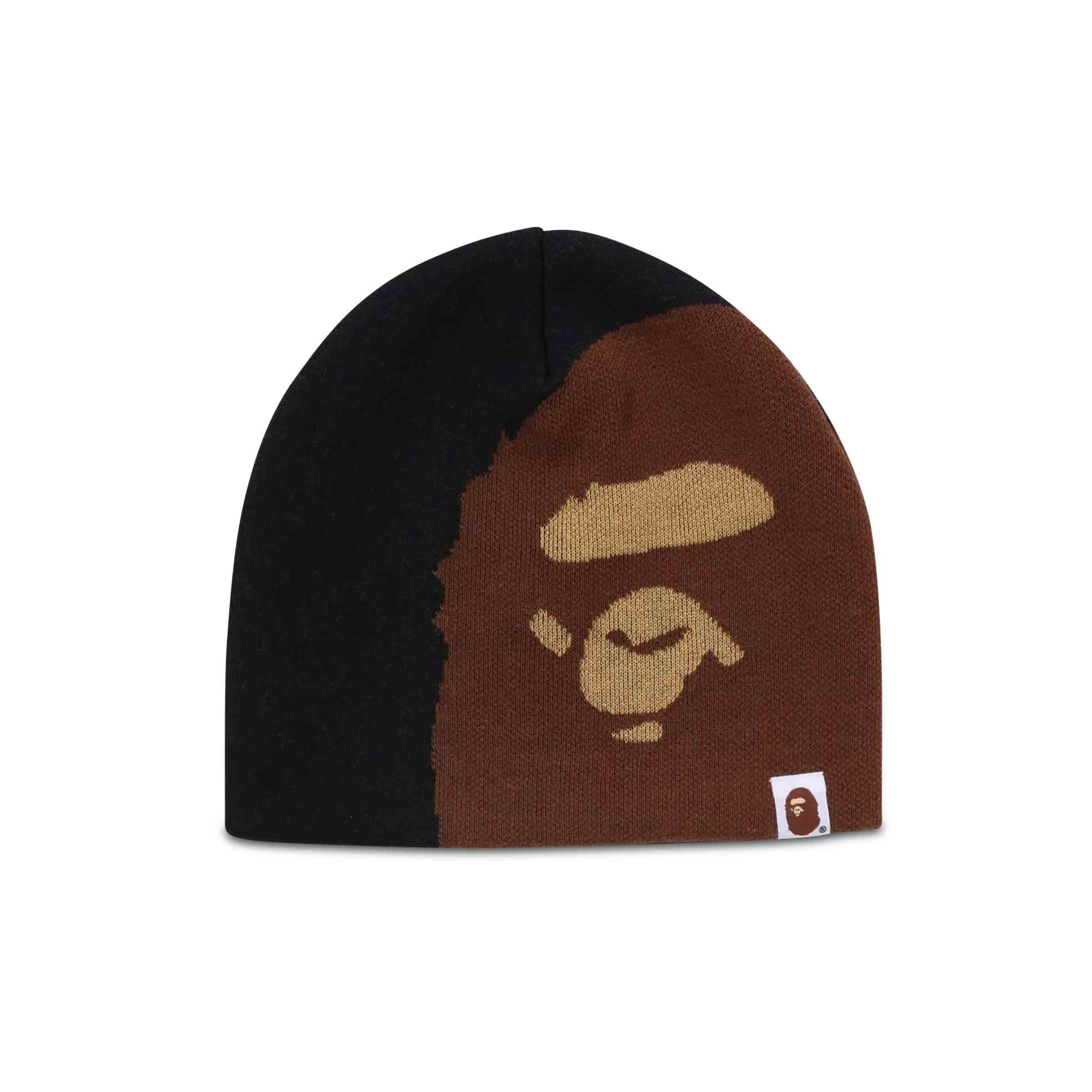 BAPE APE HEAD KNIT CAP ブラック Ape Head Knit Cap Black | SUBTYPE