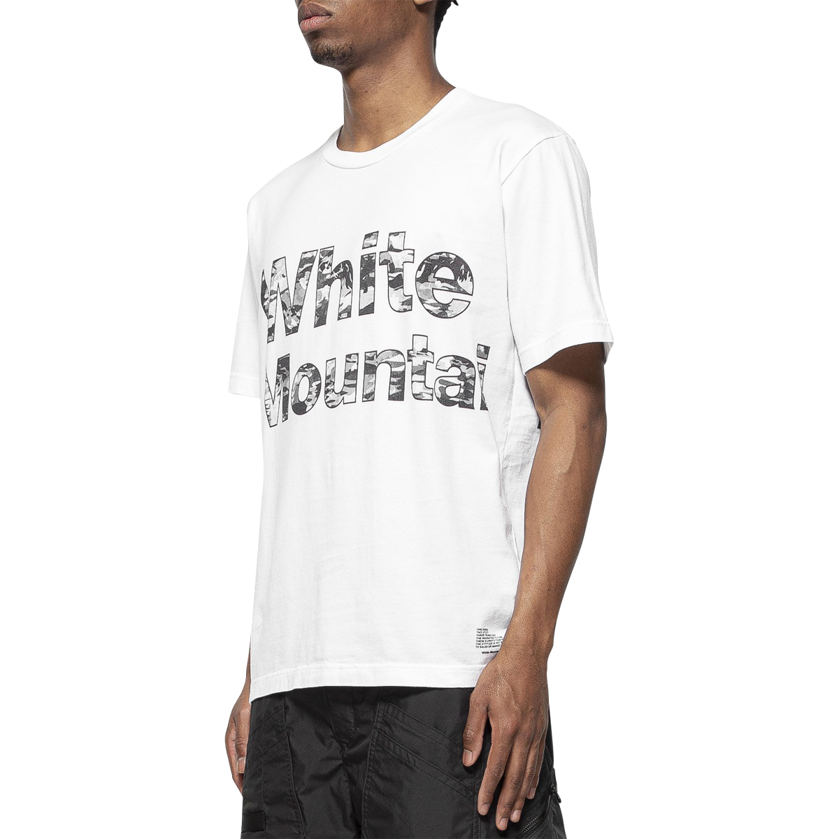 White Moutaineering Printed Camo Logo Tee