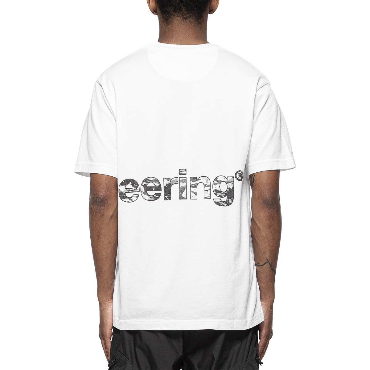 White Moutaineering Printed Camo Logo Tee