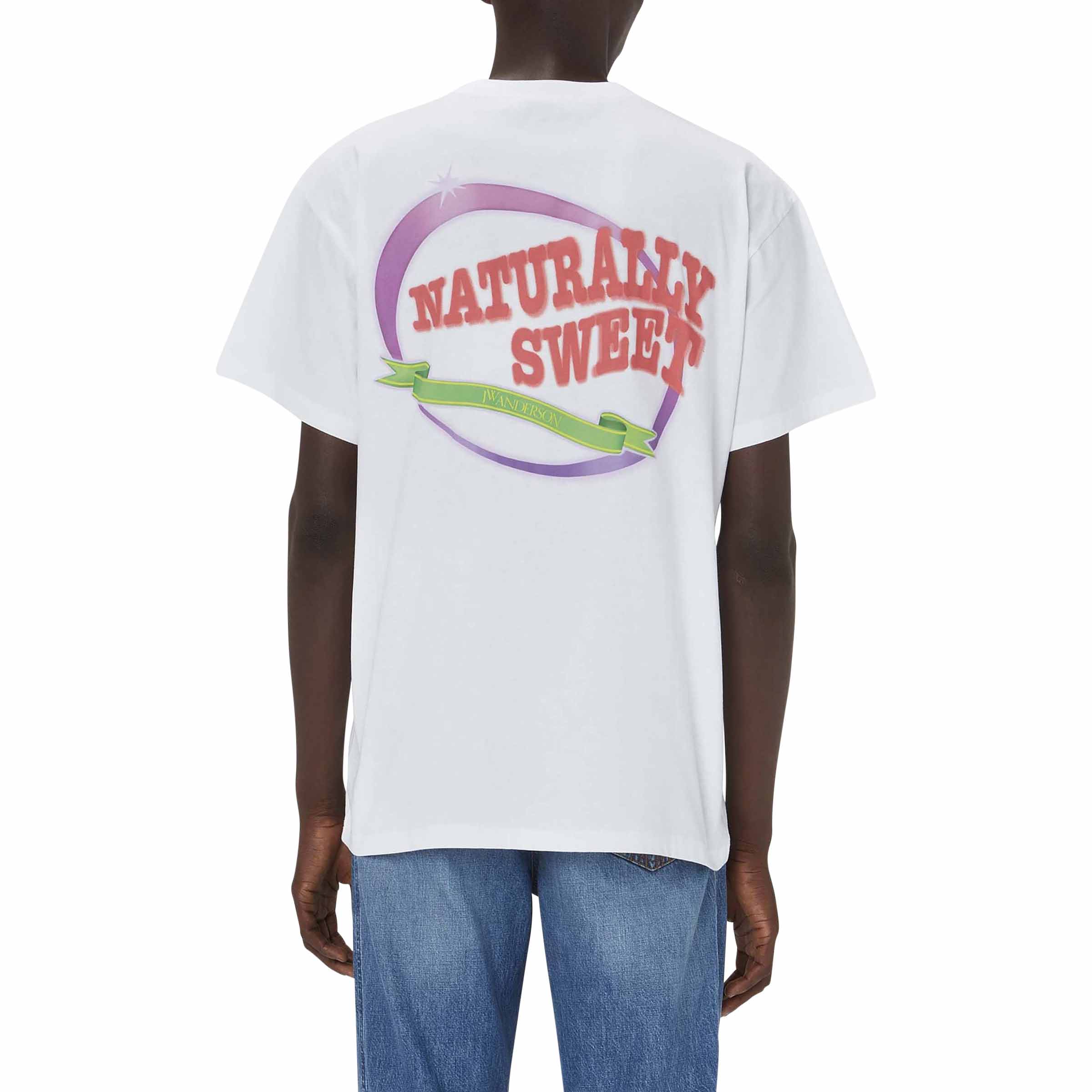 Tシャツ・カットソー JW Anderson JT0217 PG0980 NATURALLY SWEET ANCHOR T-shirt Naturally Sweet Classic T-Shirt White | SUBTYPE