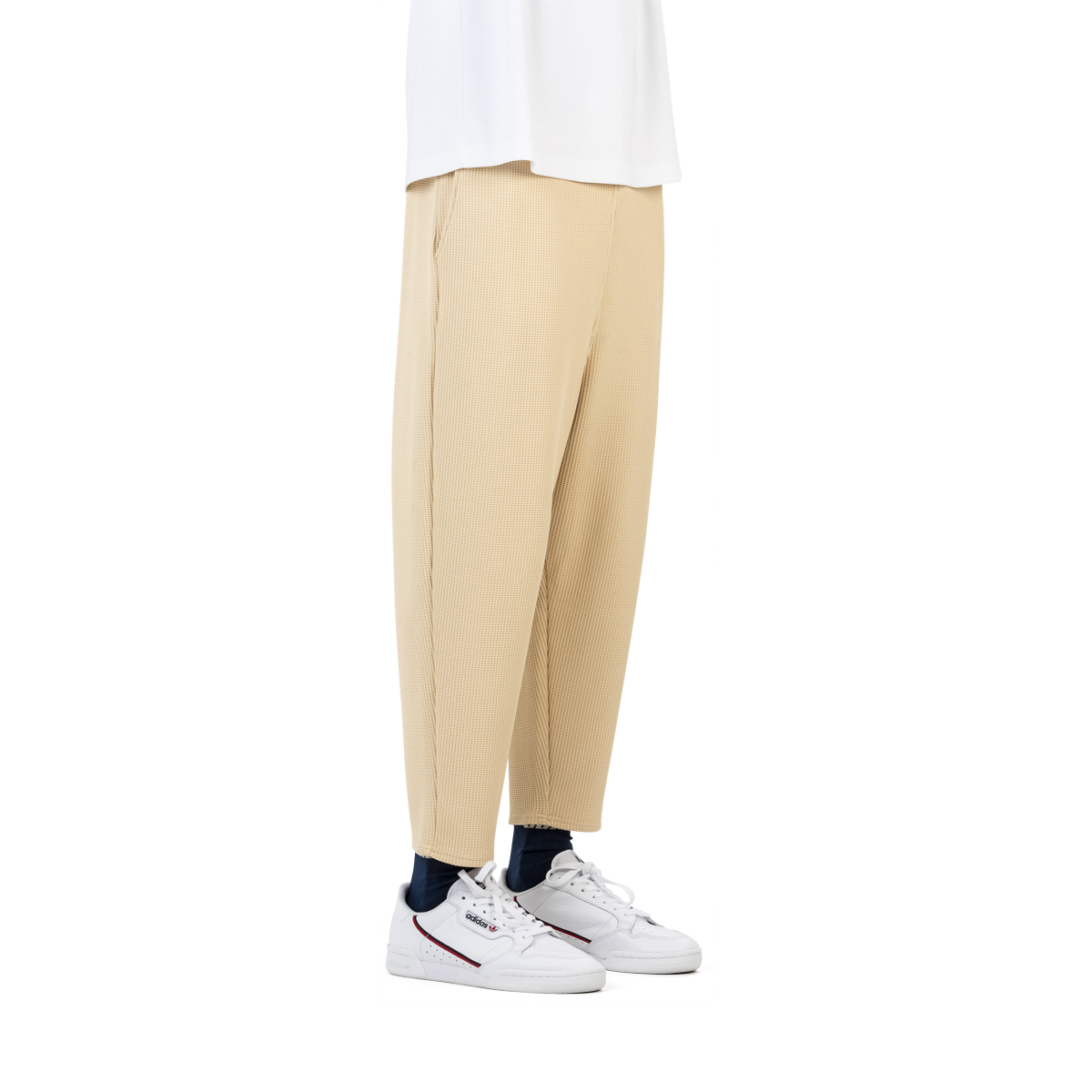 Drôle De Monsieur Cropped Textured Pants