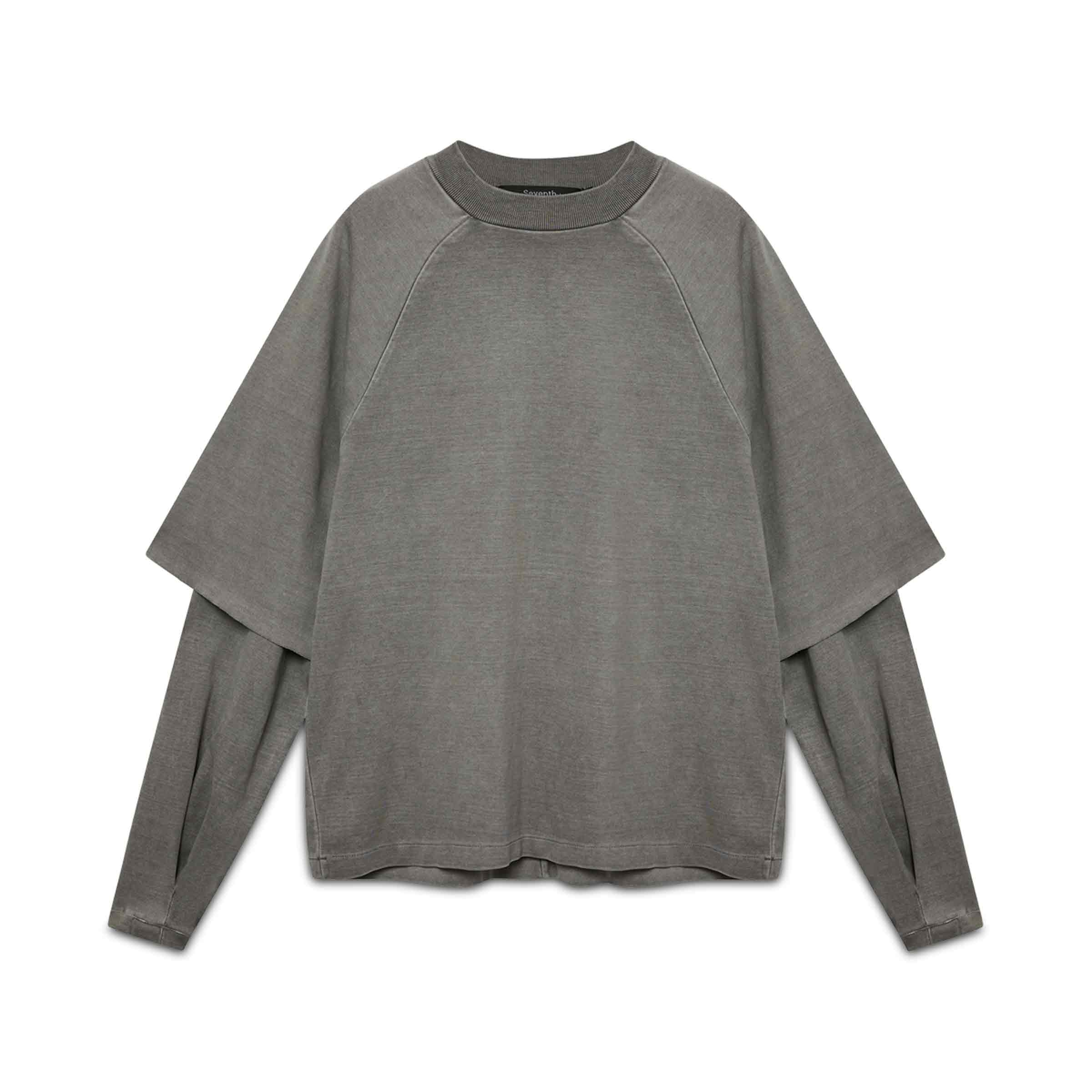 Raglan Layered Longsleeve Tee Sage Fade | SUBTYPE