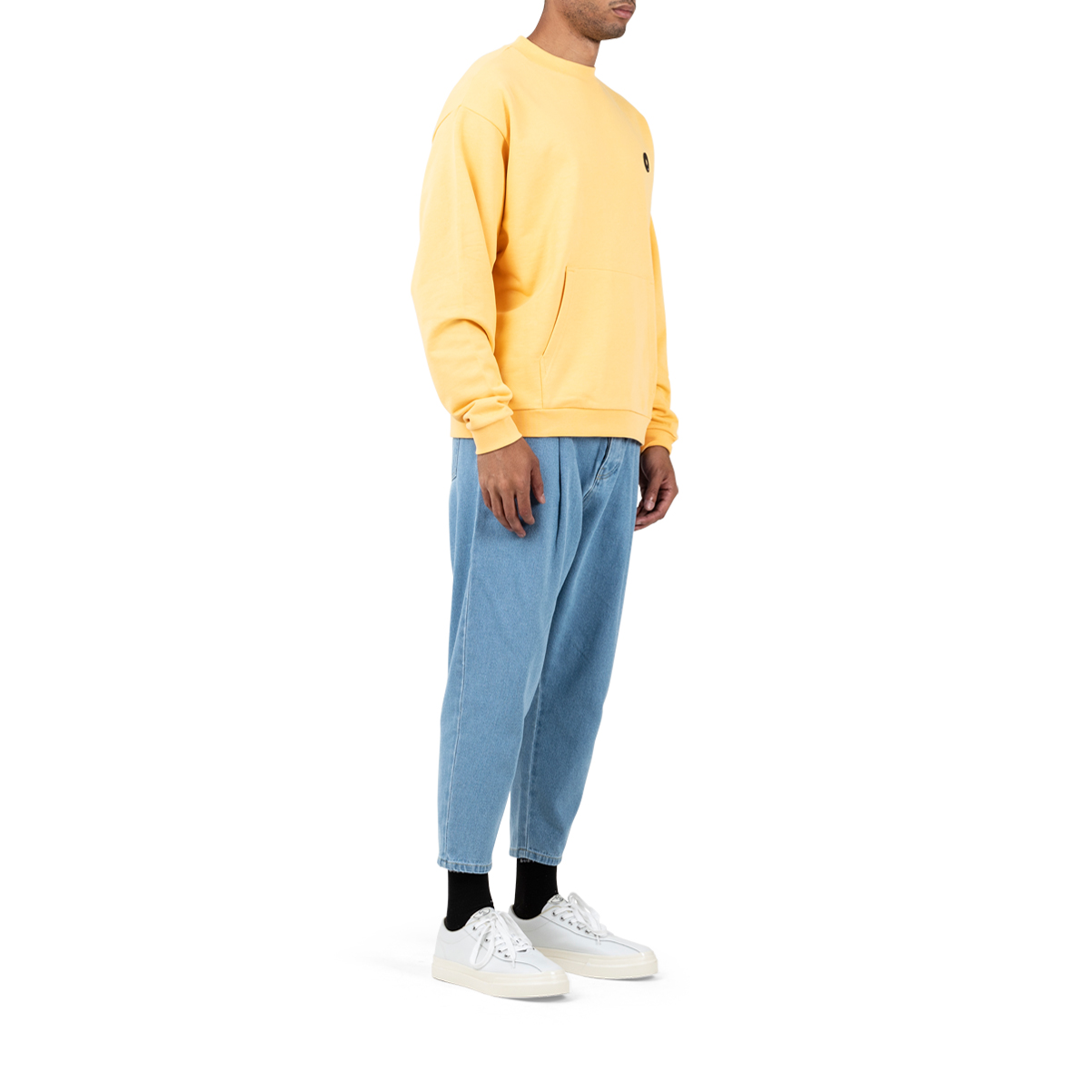 Drôle De Monsieur Slogan Pocket Sweatshirt
