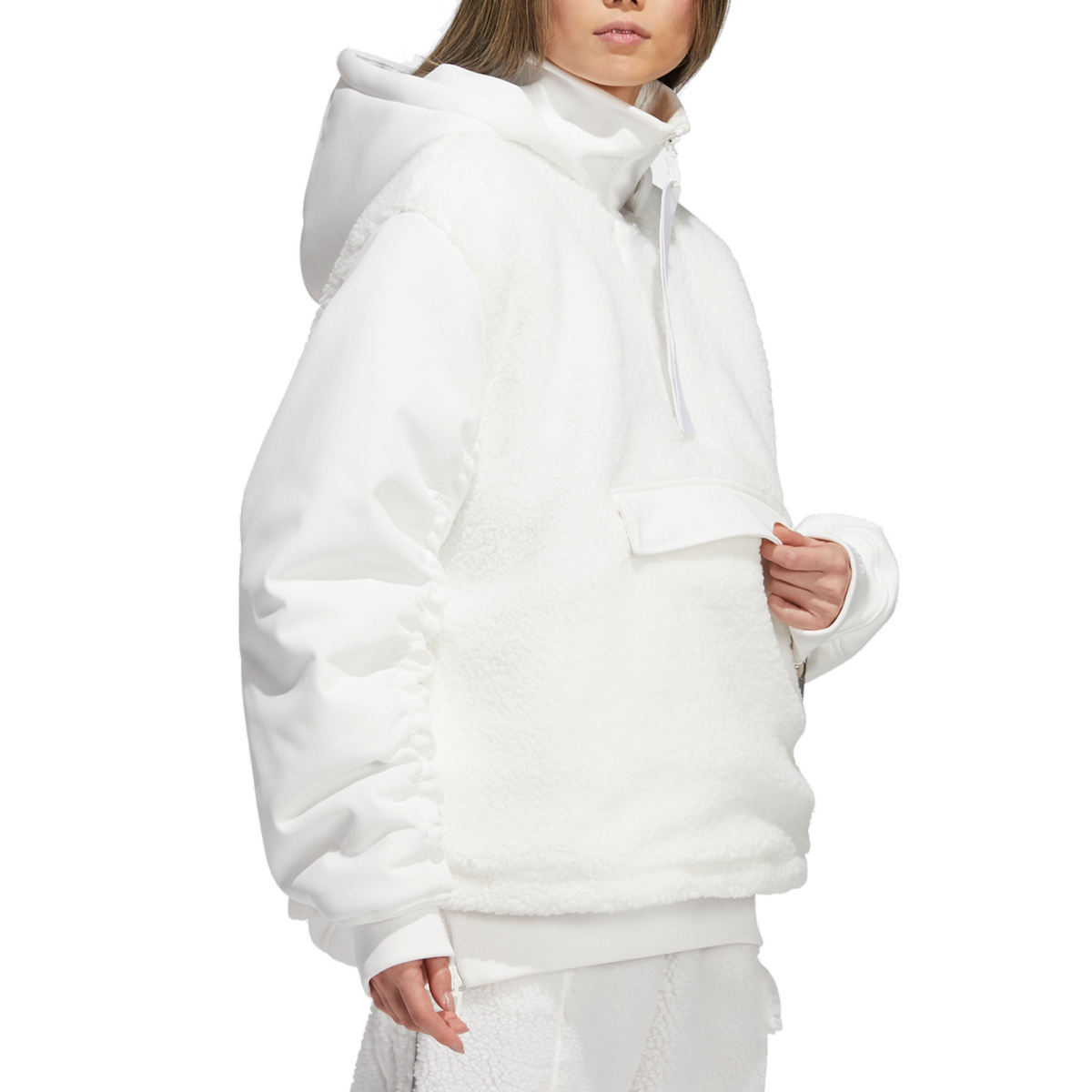 adidas IVY PARK 1/2 Zip Sherpa Layered Jacket (All Gender)