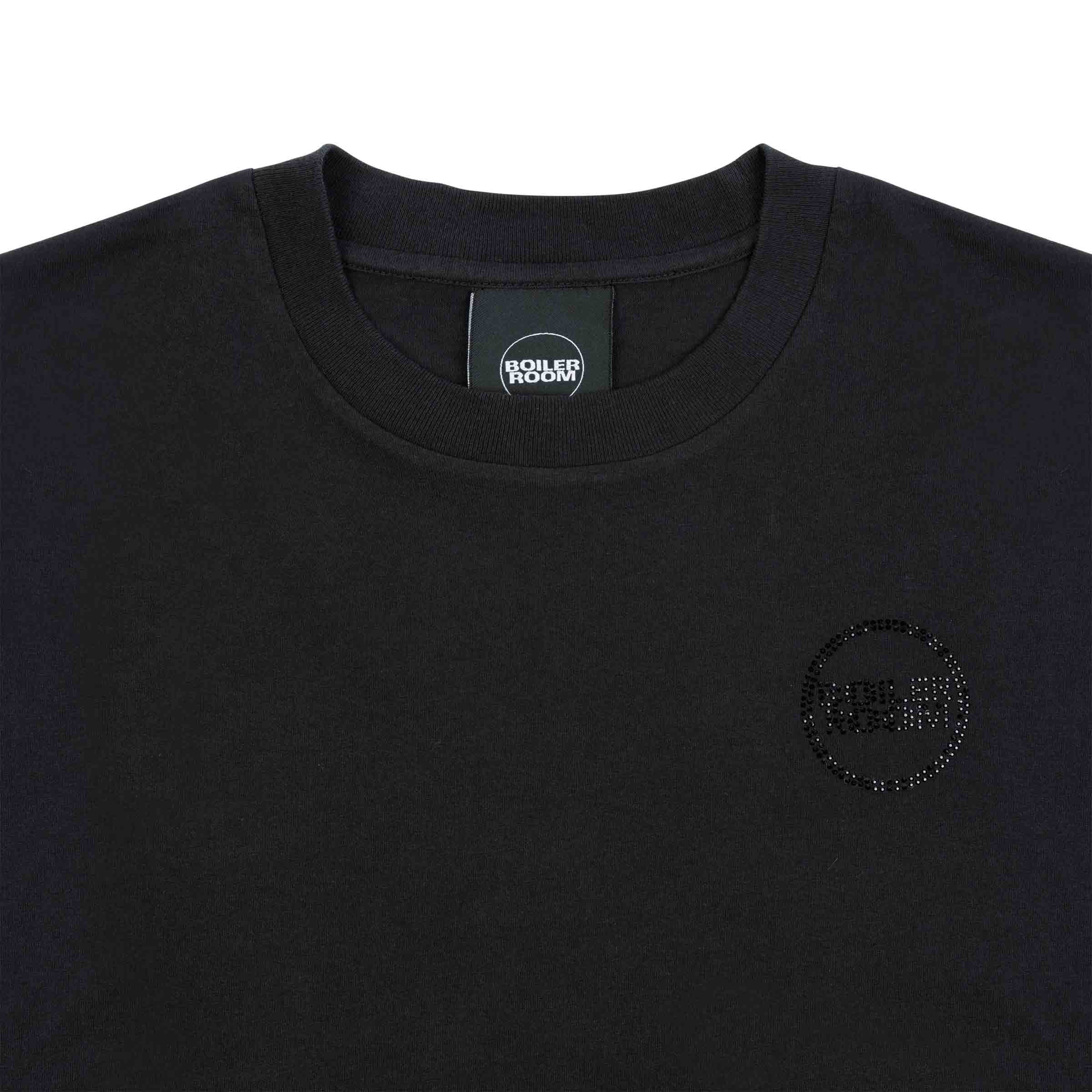 Rhinestone Logo T-Shirt Black | SUBTYPE
