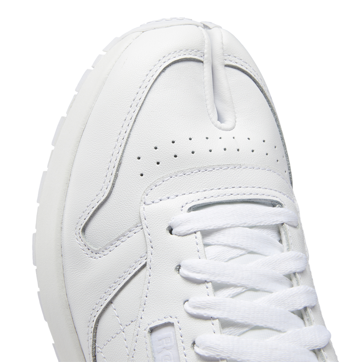 Maison Margiela X Reebok Project 0 CL Classic Leather Tabis White Toe