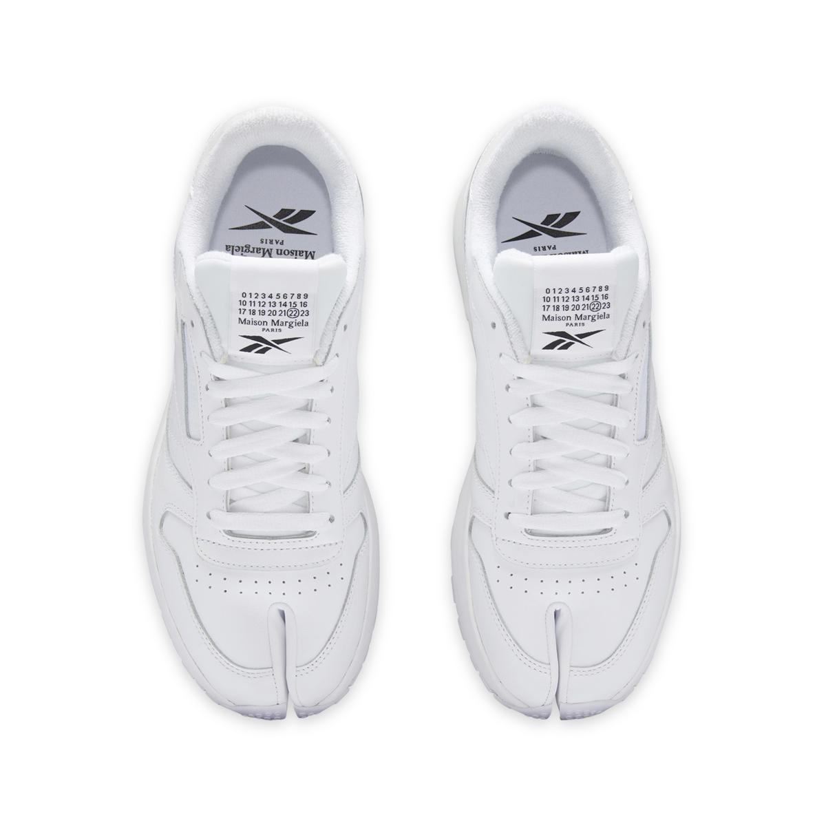Maison Margiela X Reebok Project 0 CL Classic Leather Tabis White Top