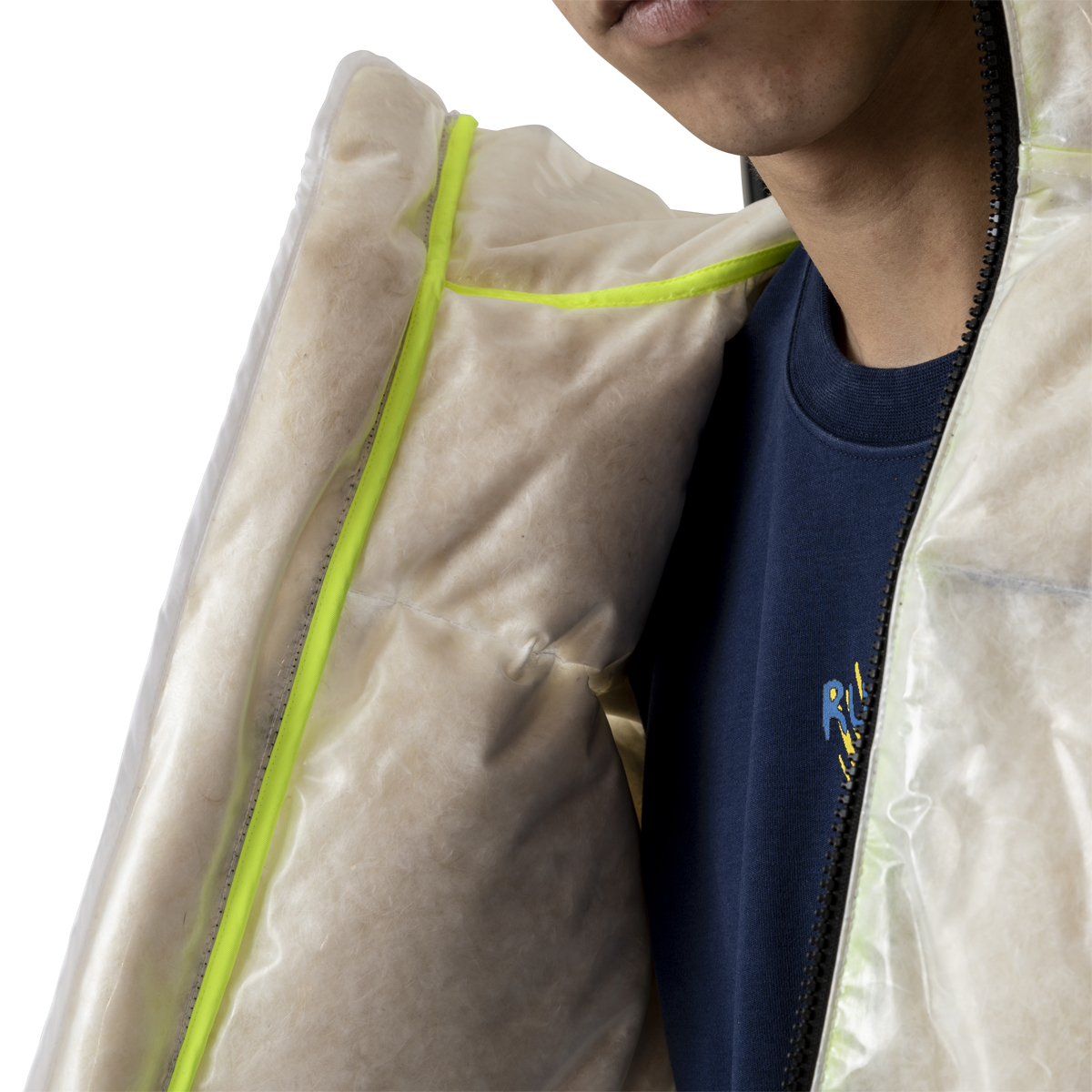 ADER Error Transparent Duck Down Jacket
