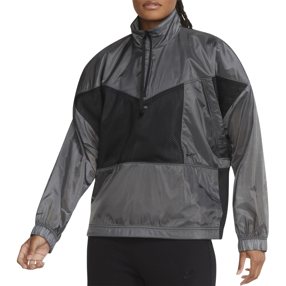 Nike Womens NSW Tech Jacket Black/ Grey Subtype