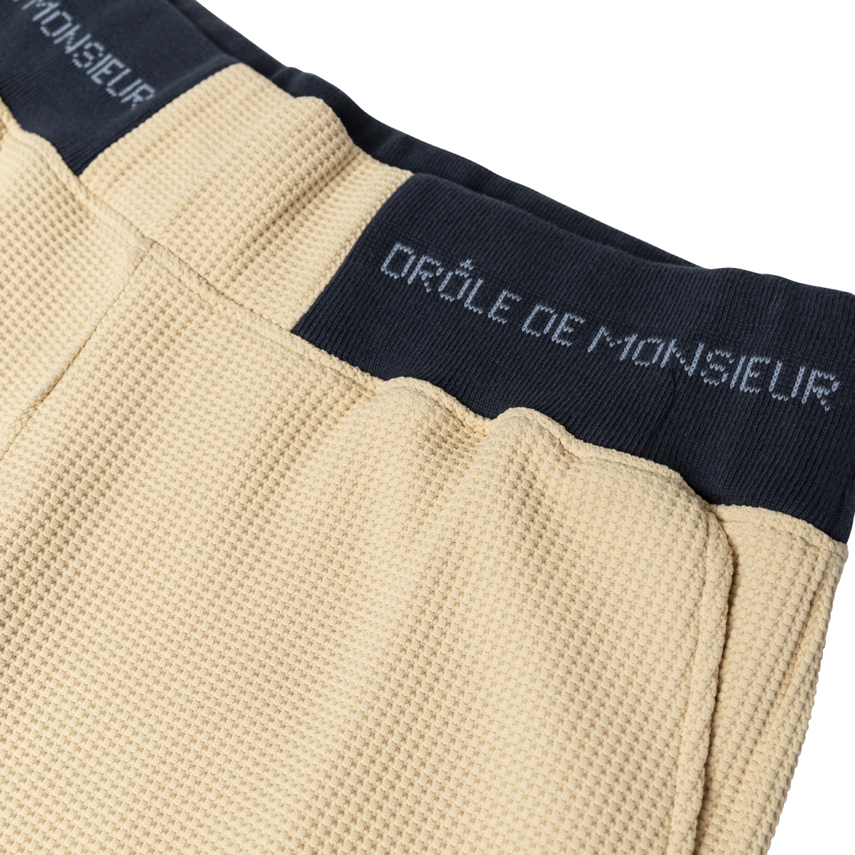 Drôle De Monsieur Cropped Textured Pants