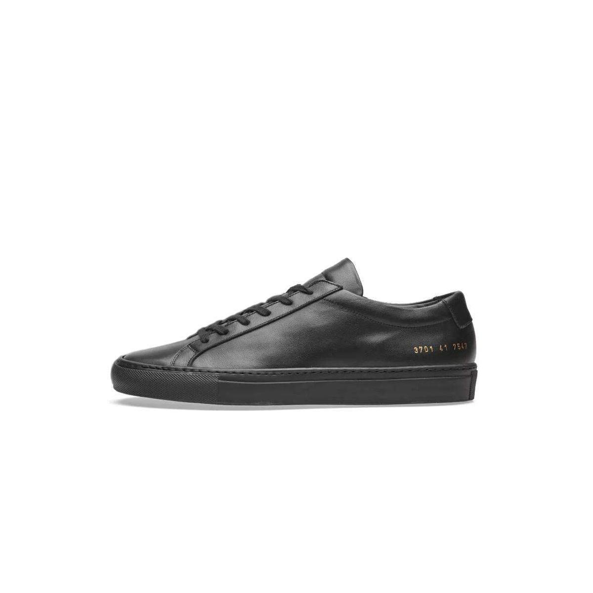 Common Projects Womens Achilles Low Black