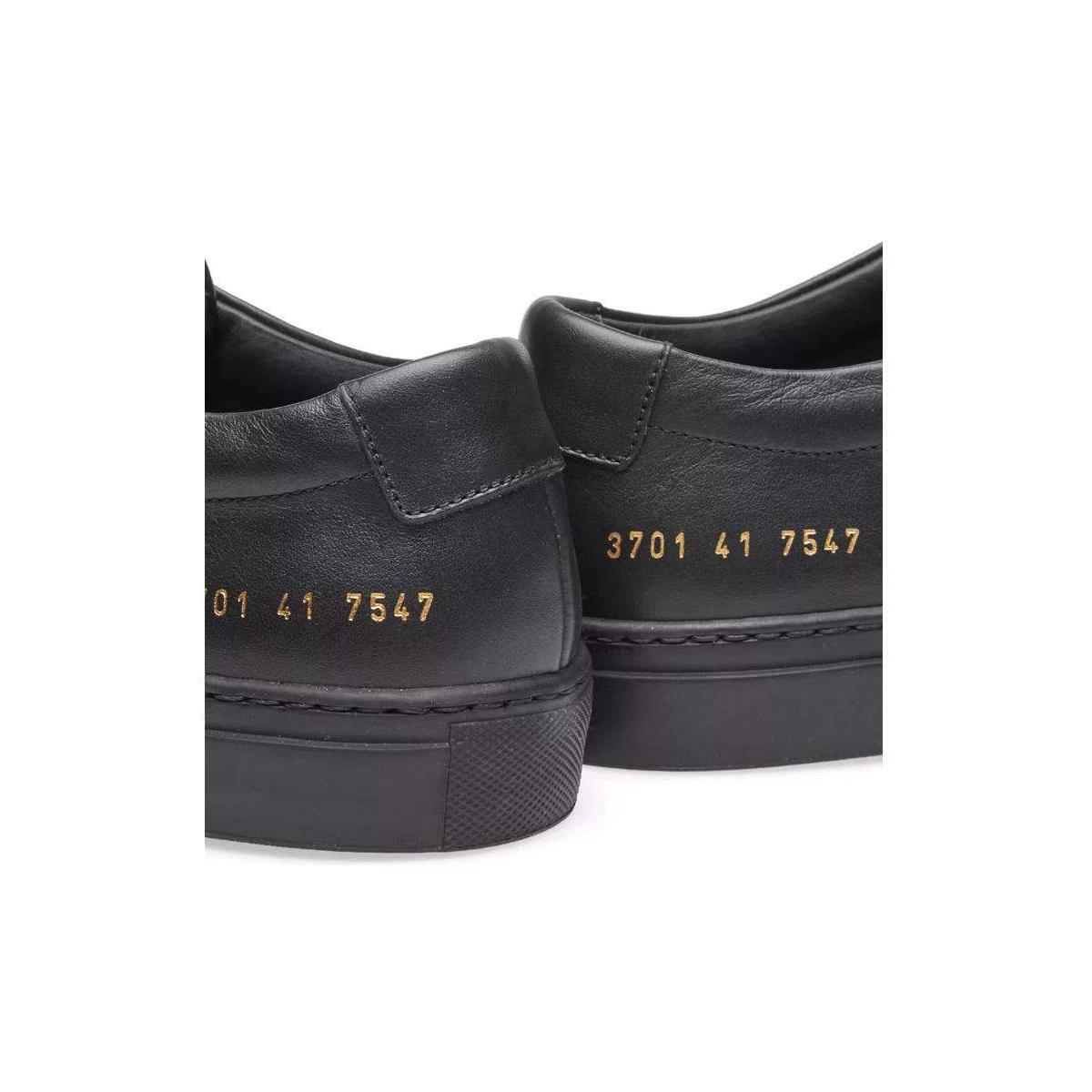 Common Projects Womens Achilles Low Black