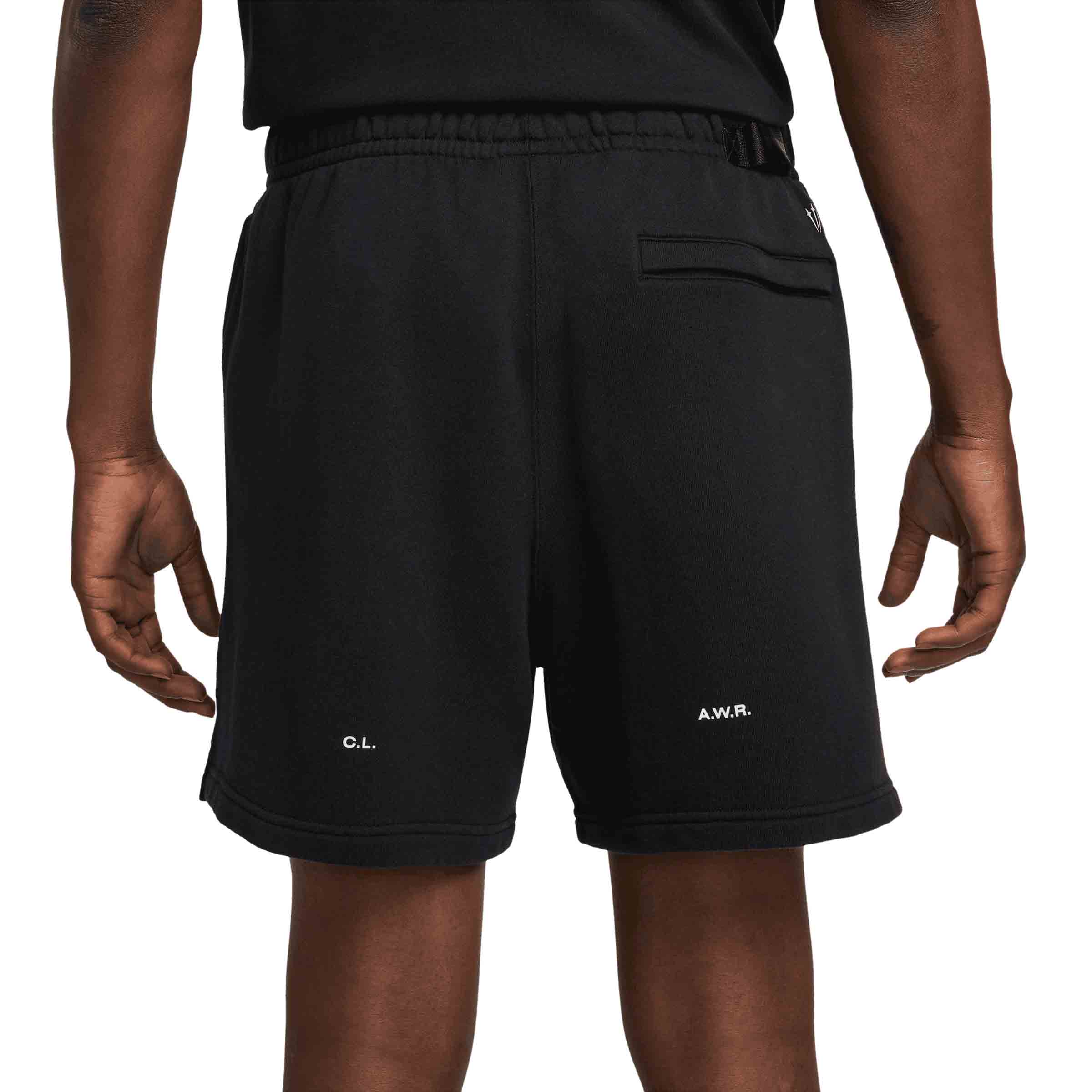 NOCTA Cardinal Fleece Shorts Black/White | SUBTYPE