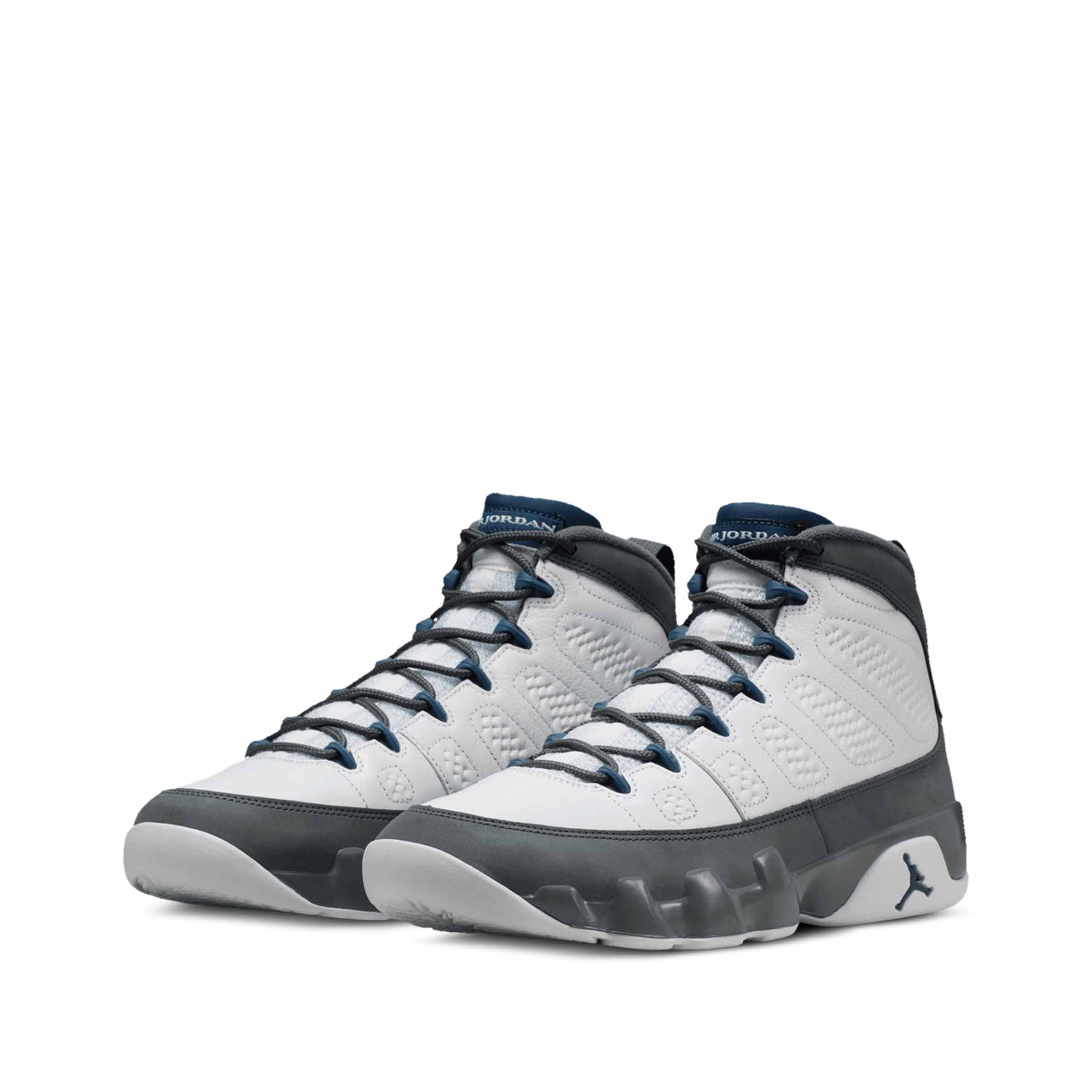 black and white jordan 9s