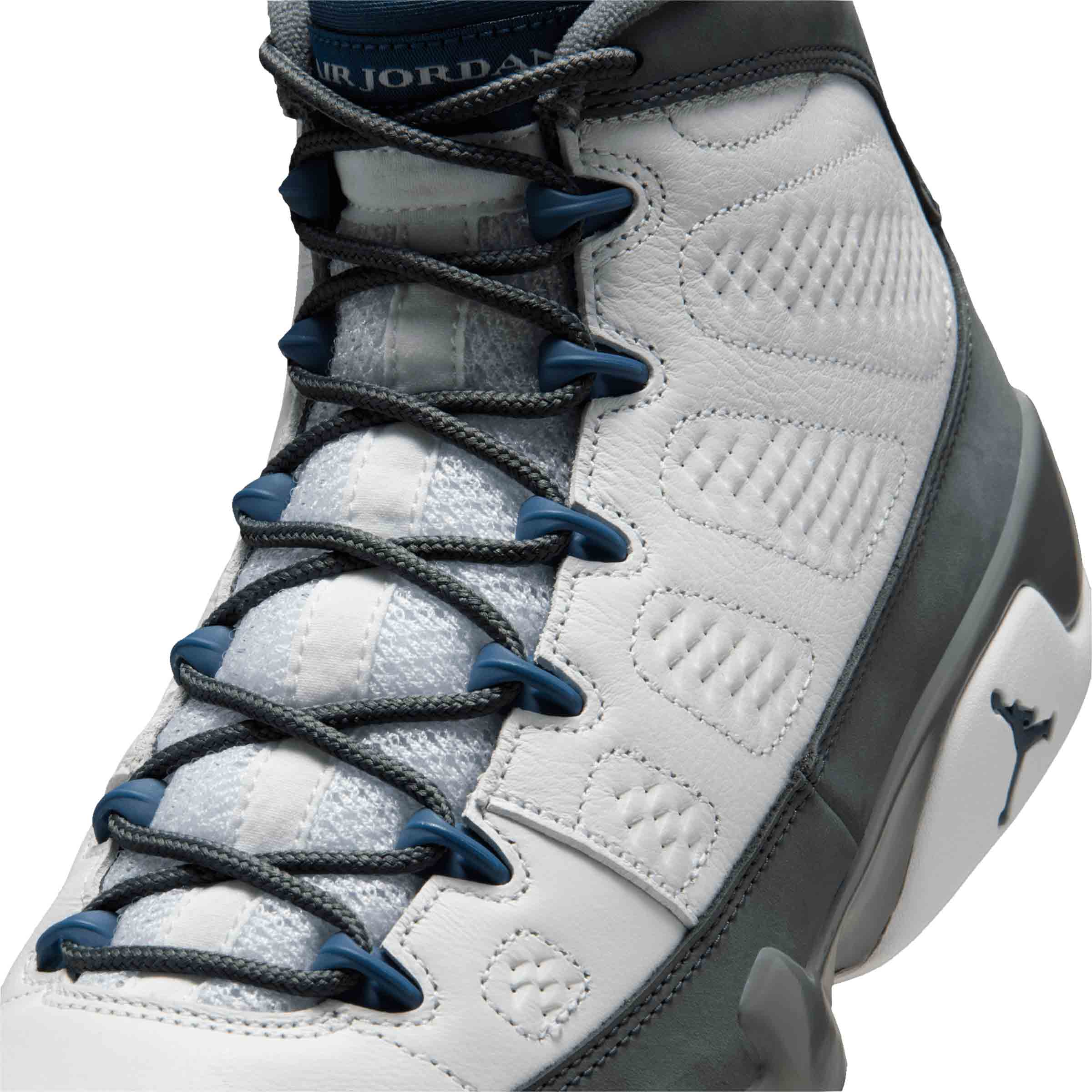 air jordan 9 white and blue