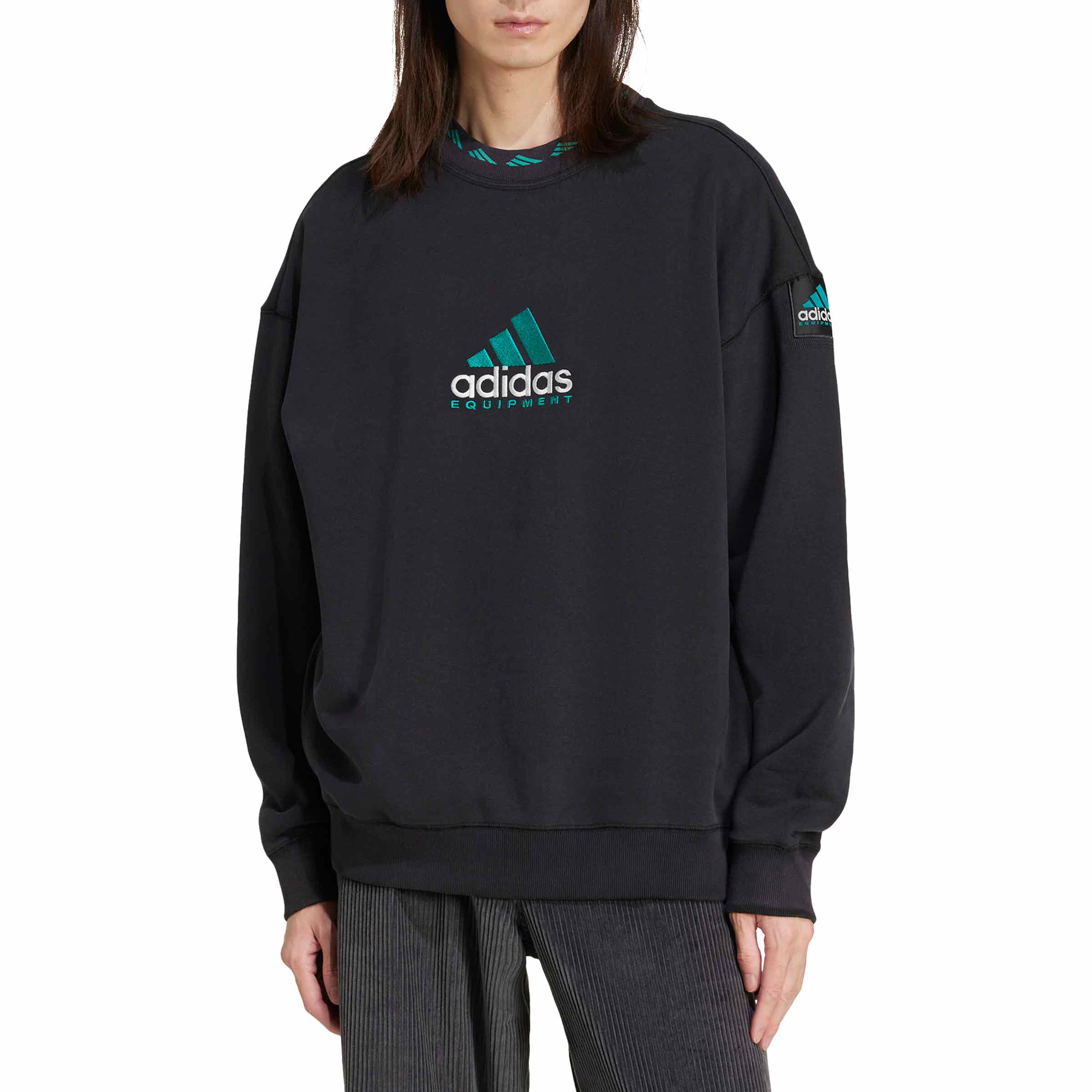 EQT Wash Crewneck Sweatshirt Black | SUBTYPE