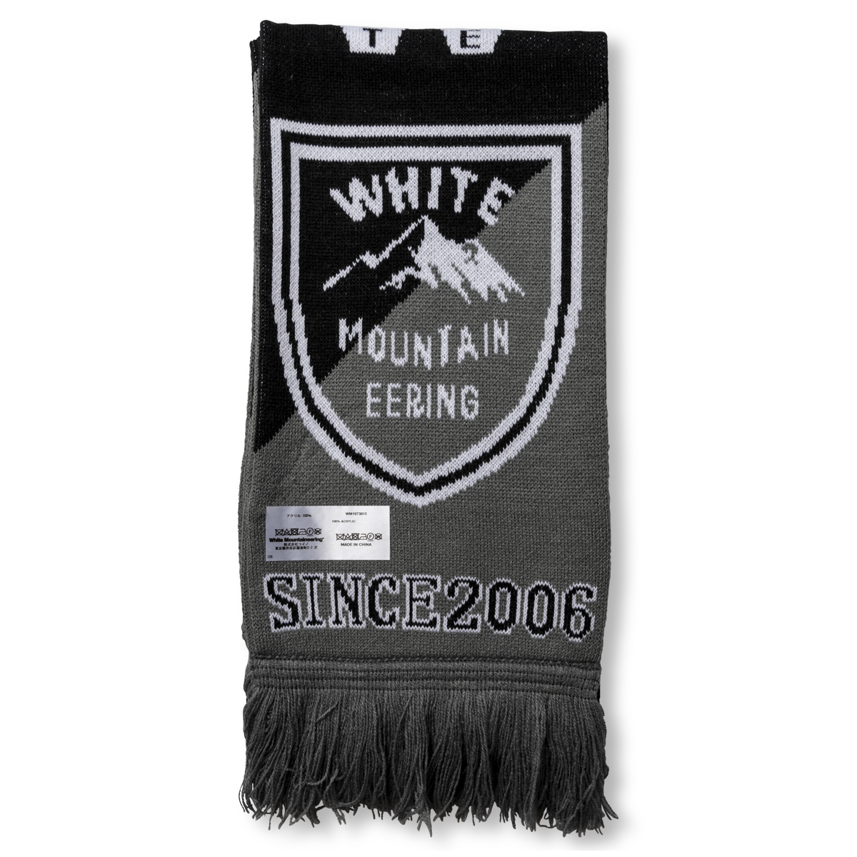 White Mountaineering Football Muffler Black